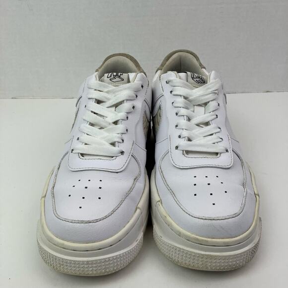 Nike Air Force 1 Pixel SE Zebra Sneakers Low Top Platform Womens Sz 7 White Gray - Picture 4 of 16